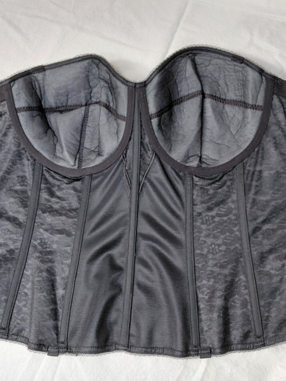 Dominique Black Strapless Longline Bustier - Picture 7 of 16